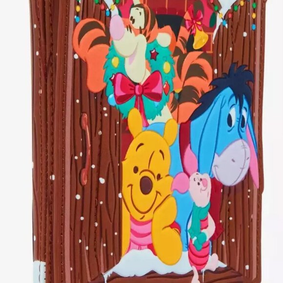 Loungefly Disney Winnie The Pooh Holiday Glow Wallet- NWT - Picture 3 of 5